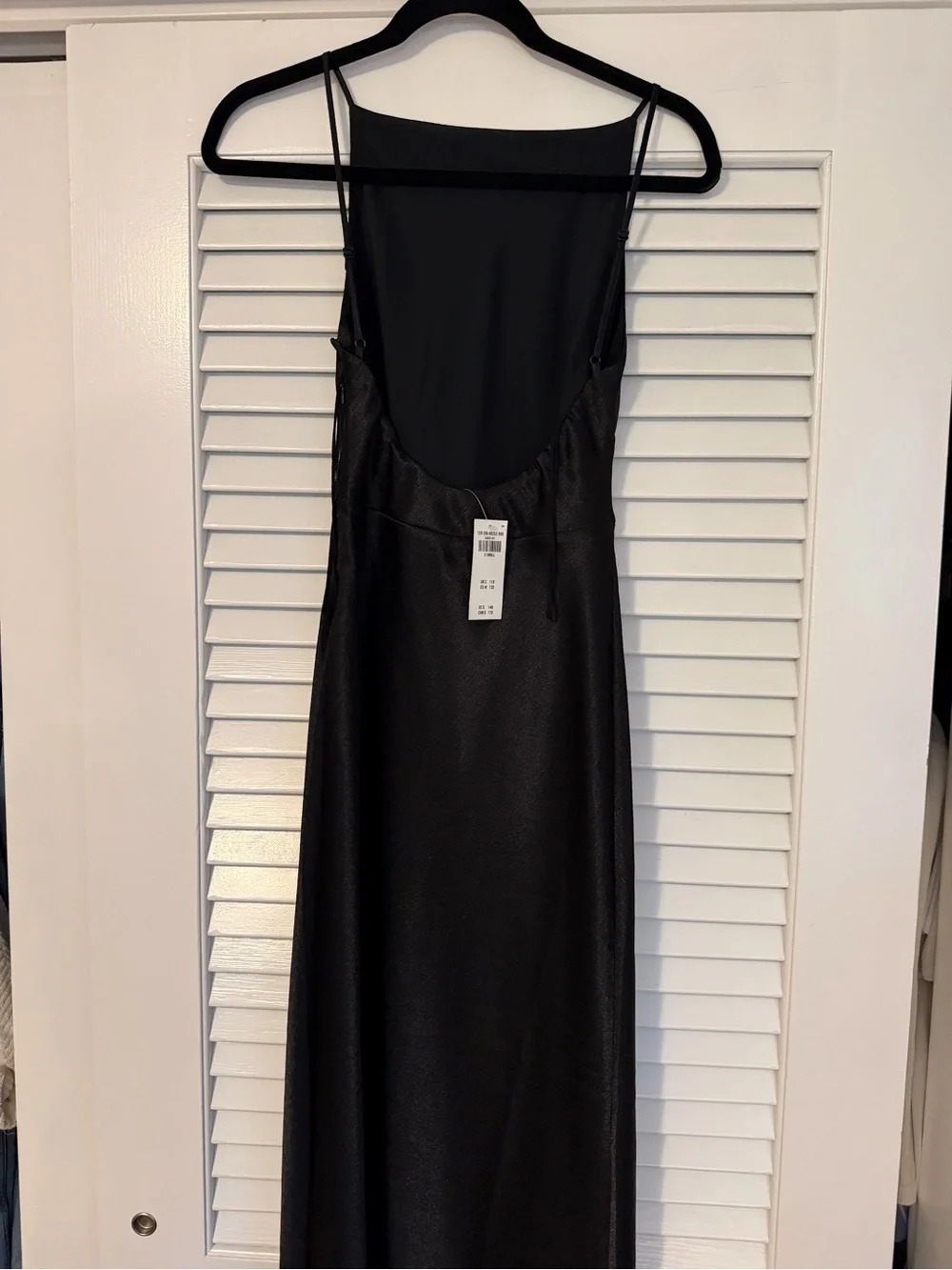 Abercrombie & Fitch Black Boatneck Maxi Dress
